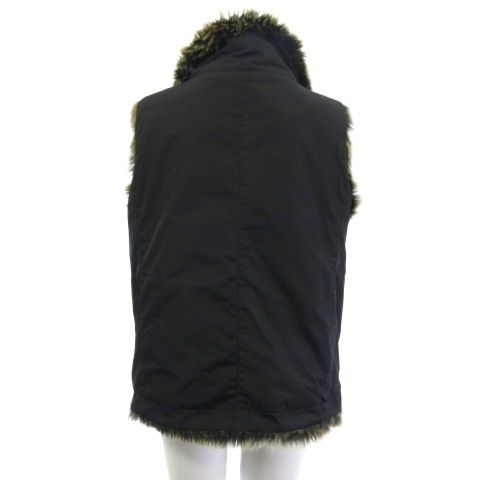 yoshie inaba ブラックファー ティペット レキップヨシエイナバ L'EQUIPE YOSHIE INABA リーバシブル ベスト