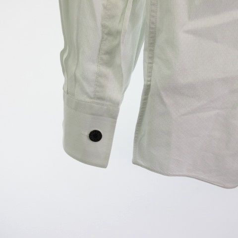 エルメス HERMES ドレスシャツ セリエ ボタン 長袖 ライトブルー 39