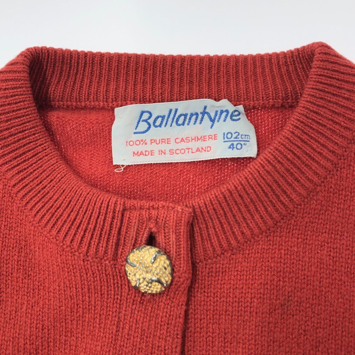 BALLANTYNE バランタイン カシミヤカーディガン サイズ:40 カシミヤ100