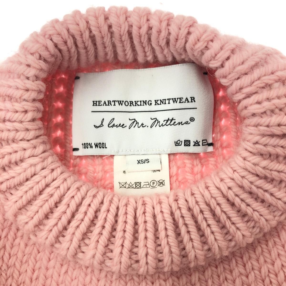 I Love Mr Mittens アイラブミスターミトンズ ボンバーニット サイズ:XS/S 長袖/ボリュームスリーブ 3010800310   ピンク レディース / 240002231928 I Love Mr Mittens アイラブミスターミトンズ ボンバーニット サイズ