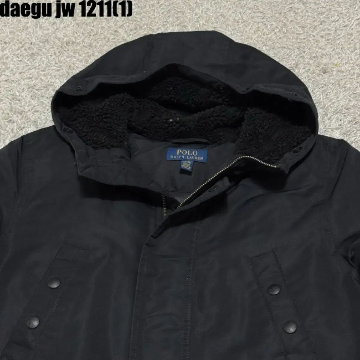 ポロ ジップアップ ジャケット L 14-16 実寸 成人 90-95