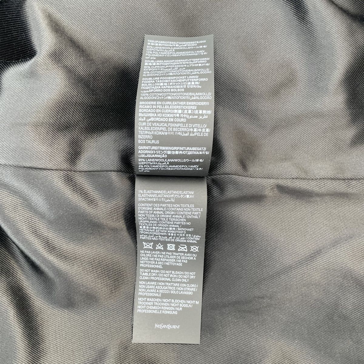 中古】 Saint Laurent サンローラン バックロゴスタジャン 625918 