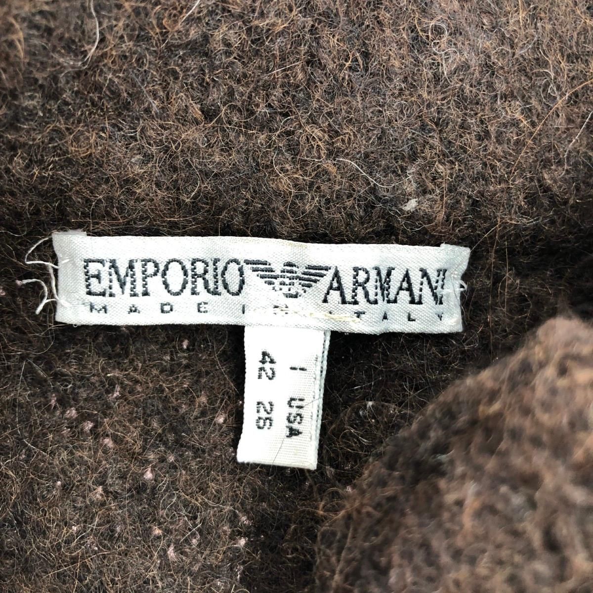 エンポリオアルマーニ フラップデザインノースリーブニット