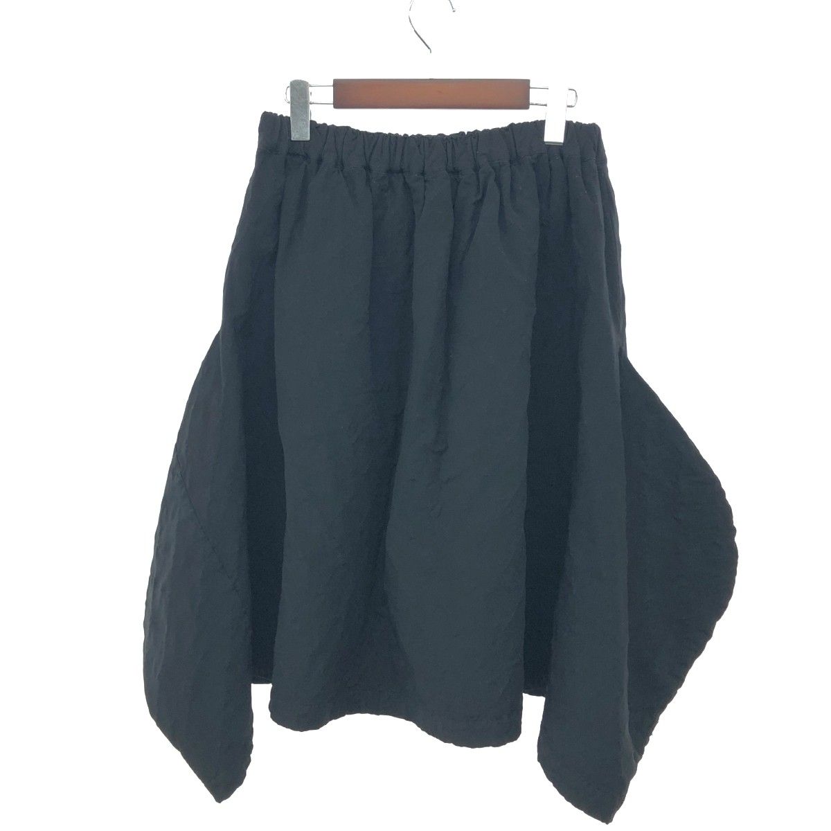 COMME des GARCONS コムデギャルソン 変形キルティングデザインスカート サイズ M 縮絨 GM-S 006 AD 2013 ブラック レディース