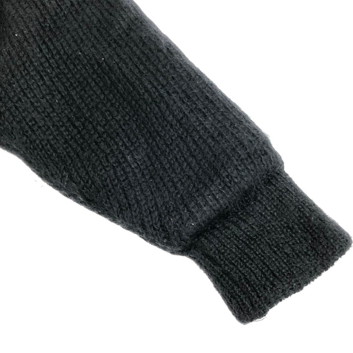 LEONARD レオナール ニットジャケット サイズ:M 内側花柄 ブラック