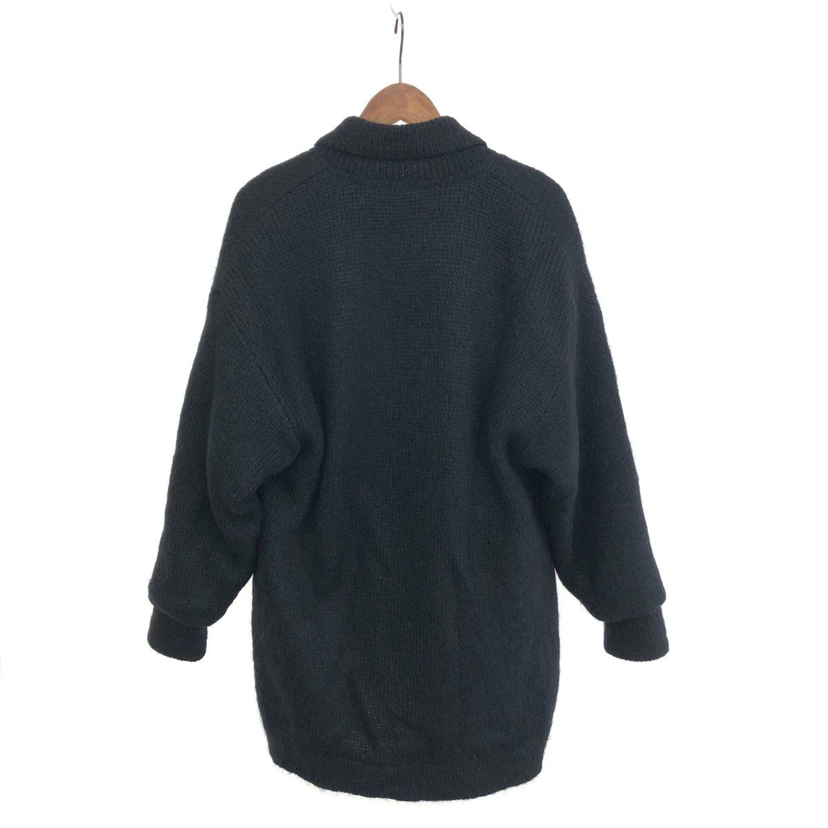 LEONARD レオナール ニットジャケット サイズ:M 内側花柄 ブラック