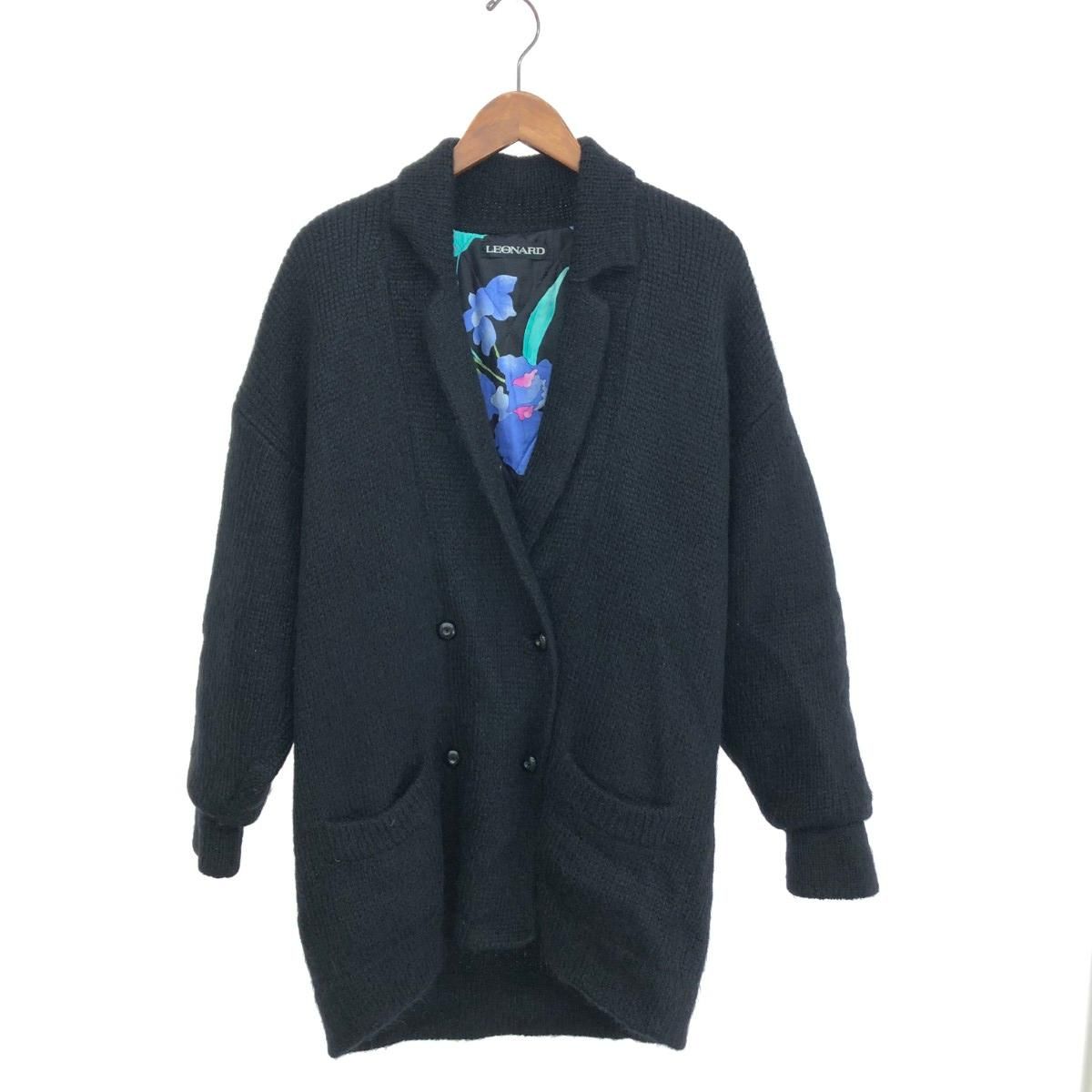 極美品✨レオナール ニットジャケット 花柄 春の羽織り 11サイズ 極美品✨レオナール ニットジャケット 花柄 春の羽織り 11サイズ 2025