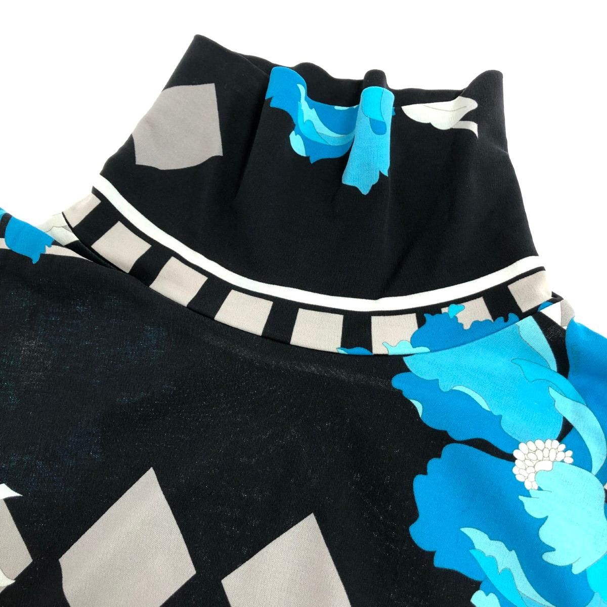 LEONARD SPORT レオナールスポーツ ハイネックカットソー サイズ:40 花