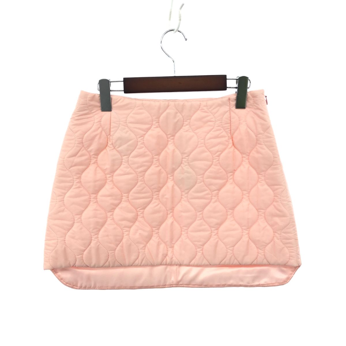 miumiuキルティングスカート miumiu ミュウミュウ キルティングミニスカート サイズ:40 ピンク