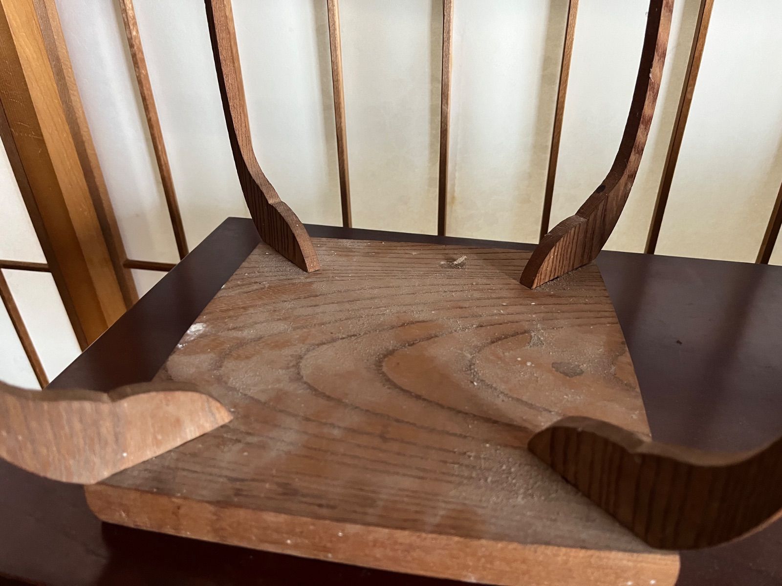  すらりと曲線を描く花台 古道具 古 その他 木工 竹工芸