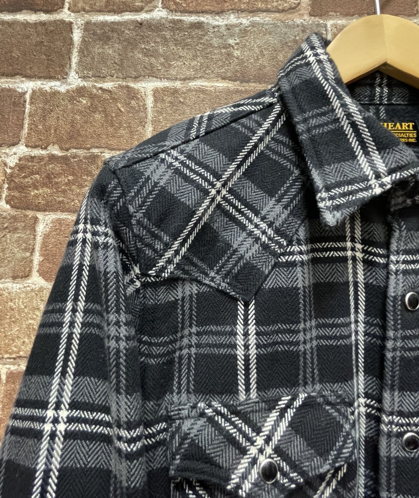 完売品 IRON HEART アイアンハート ネルシャツ IHSH-335 ウルトラ