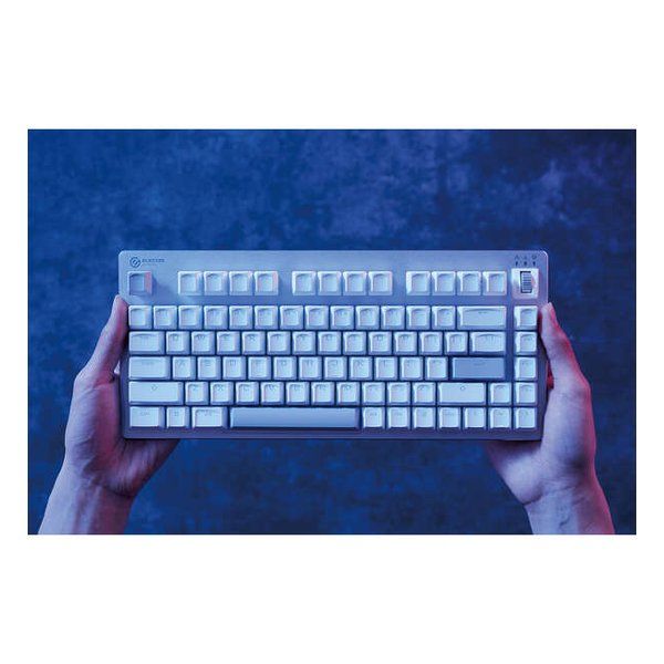 ELECOM エレコム V custom VK720A ホワイト 75%サイズゲーミング