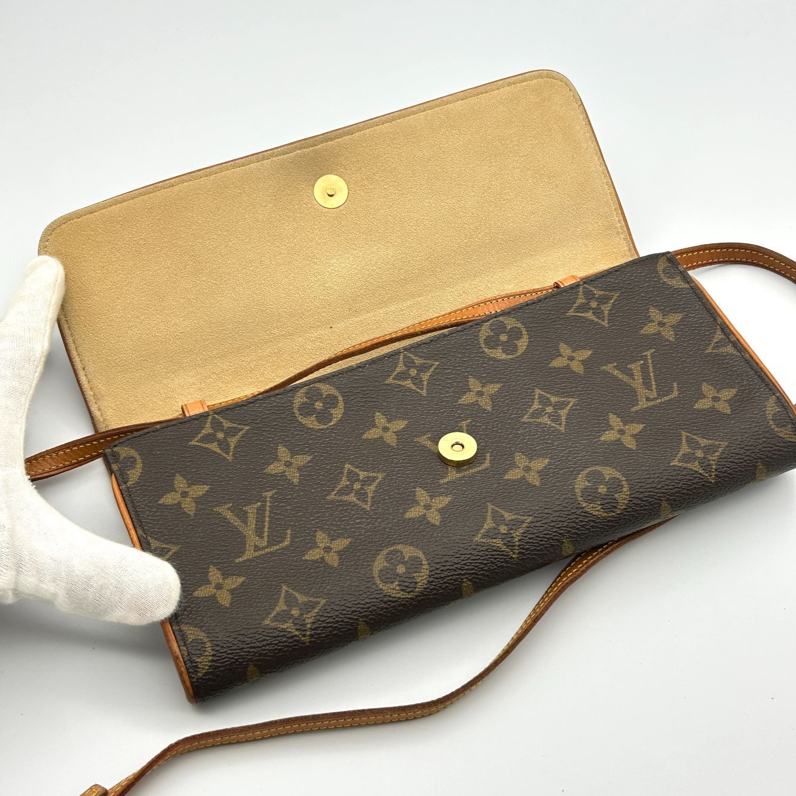 ルイヴィトン　ポシェットツインGM ショルダーバッグ　モノグラム ルイヴィトンポシェットツインGM