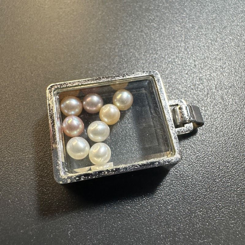 TASAKI パールネックレス 43g 真珠 8.2mm 43cm ケース タサキ デザイン