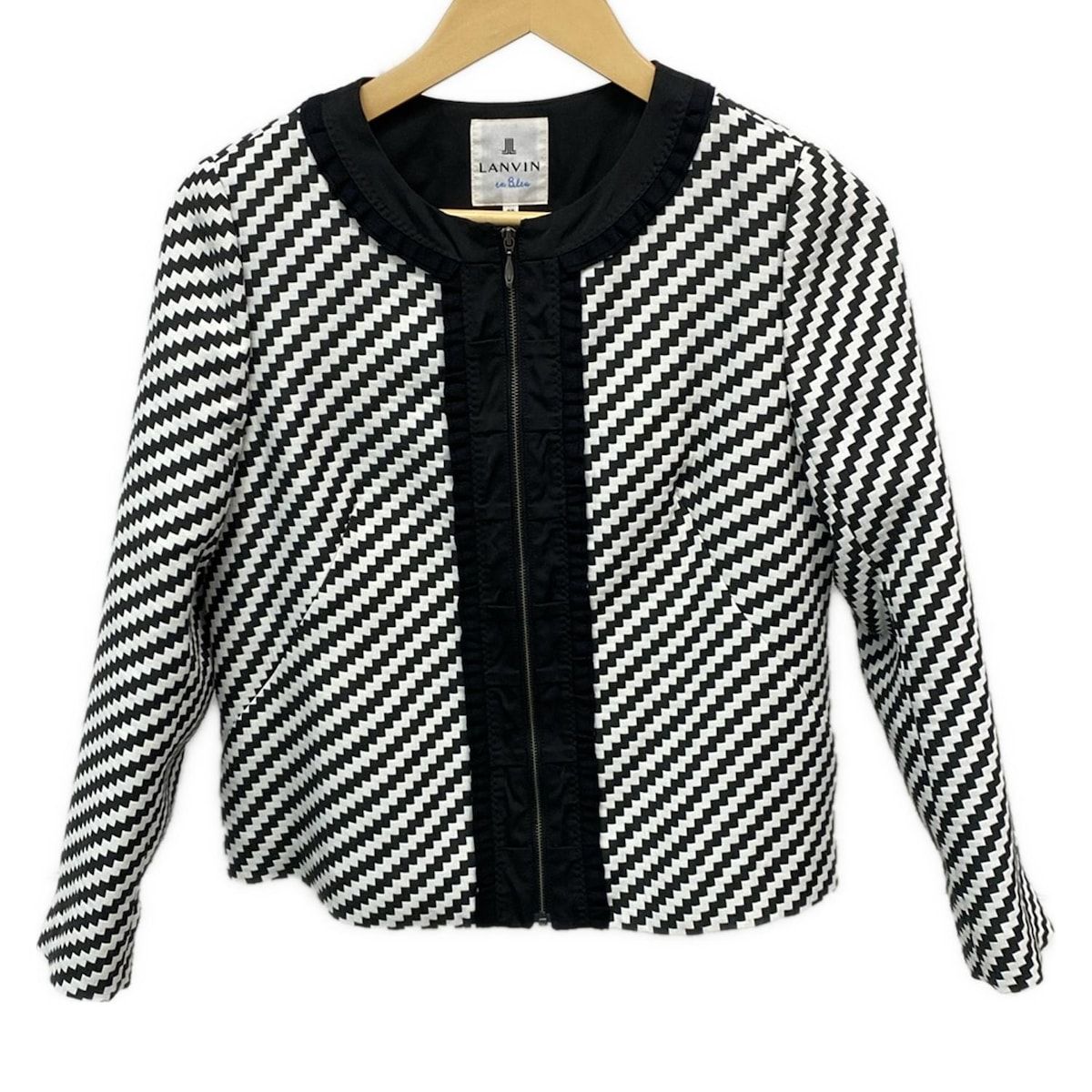 LANVIN en Bleu(ランバンオンブルー) ブルゾン サイズ38 M レディース 