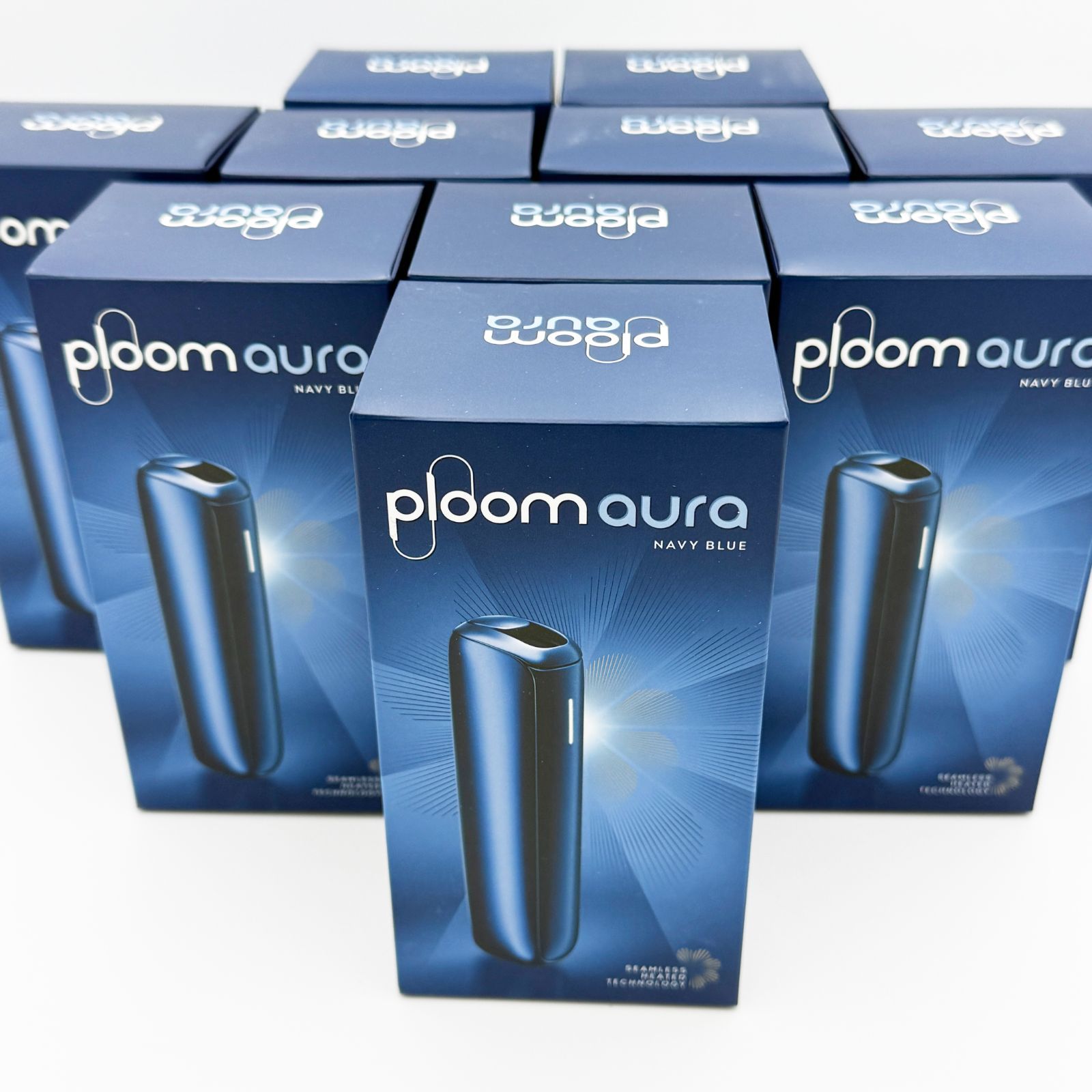 10個セット新品未開封】Ploom Aura プルームオーラ 本体 ネイビー 