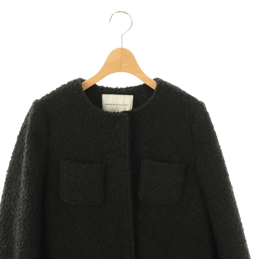 定価9.79万円　ボーダーズアットバルコニー POODLE COAT 38 ボーダーズアットバルコニー BORDERS at BALCONY POODLE MIDI COAT
