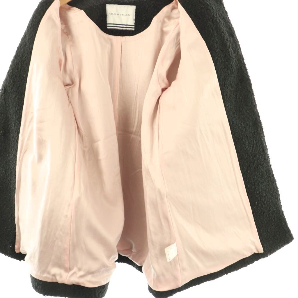 定価9.79万円　ボーダーズアットバルコニー POODLE COAT 38 ボーダーズアットバルコニー BORDERS at BALCONY POODLE MIDI COAT