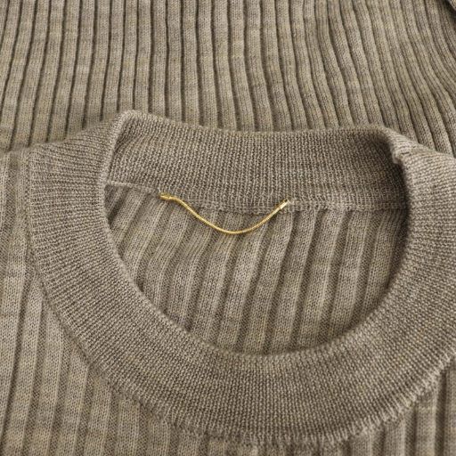 アパルトモン ドゥーズィエムクラス 24AW ニット セーター ウール グレー L'Appartement DEUXIEME CLASSE - アパルトモン ドゥーズィエムクラス