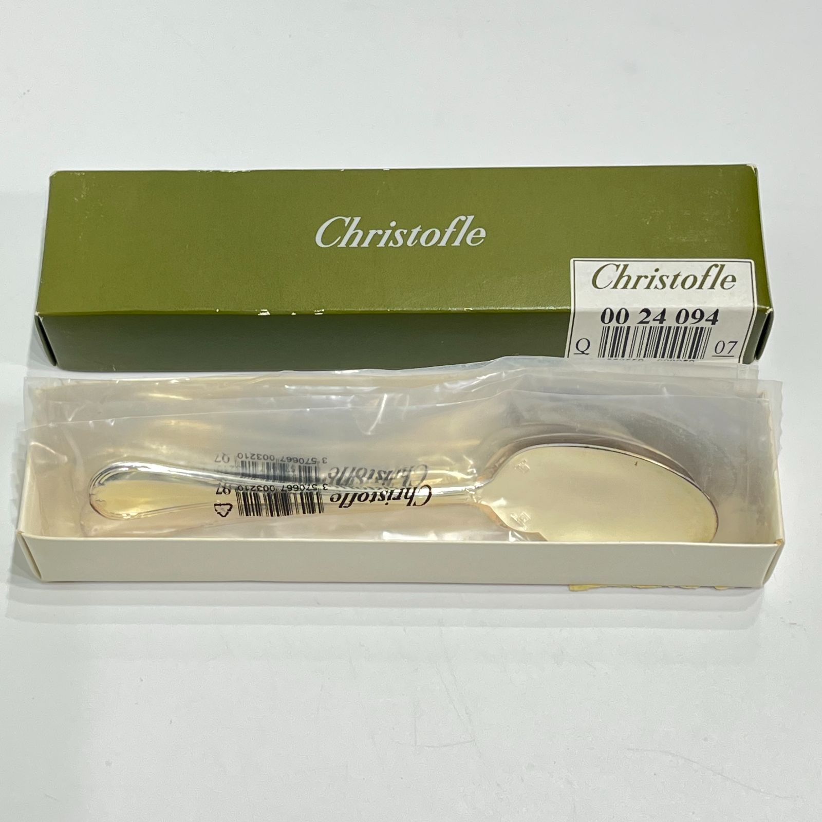 希少 未使用品 クリストフル リュバン ソーススプーン / フィッシュ