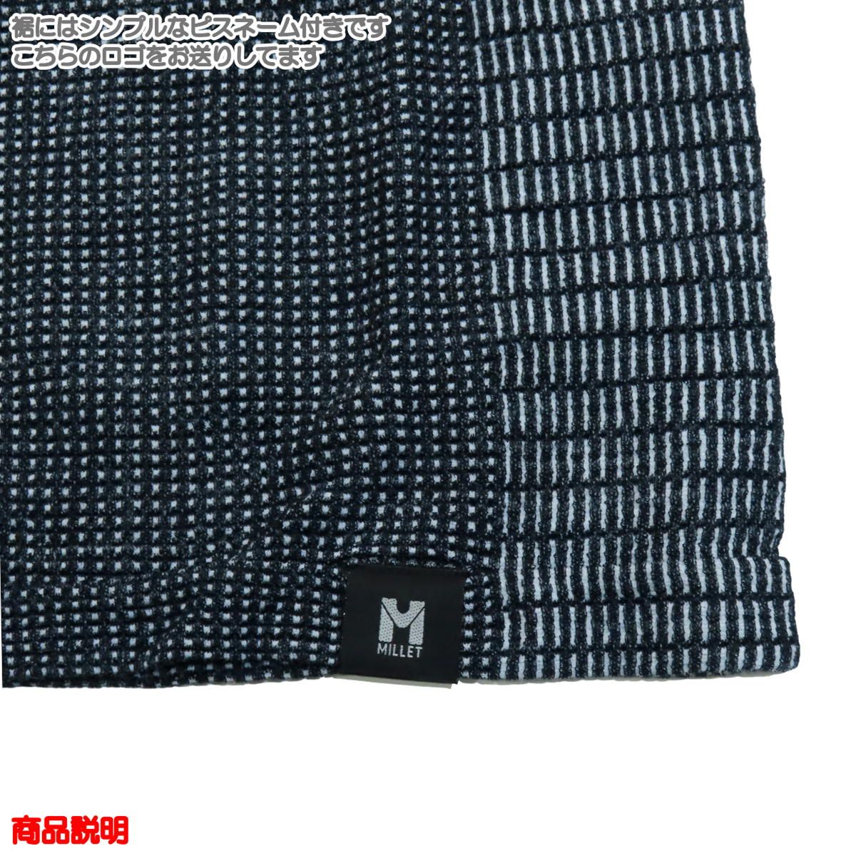  ミレー | ホールGMT ワッフル ウール クルー ブラック N 0247 XS|S 日本S|M その他 アウター