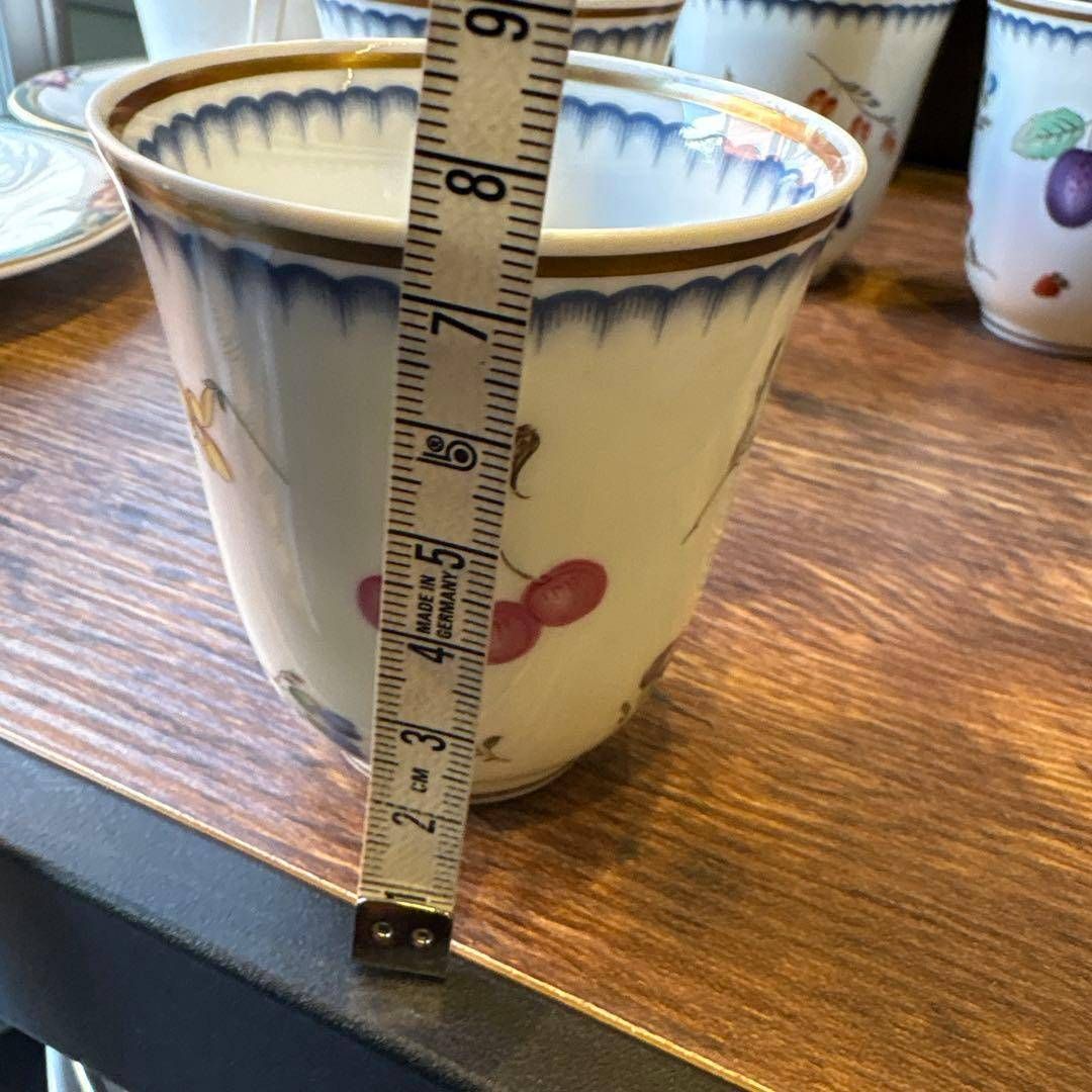 Richard Ginori リチャードジノリ カップ 5客セット フルーツ イタリアンフルーツ 果実 果物 可愛い コップ CUP