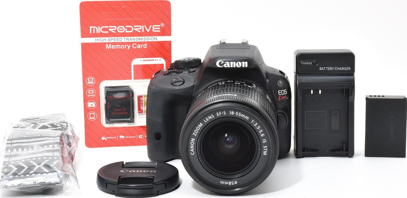 L11[7130A]19☆美品☆ キヤノン Canon EOS kiss X7 ボディ 18-55mm IS