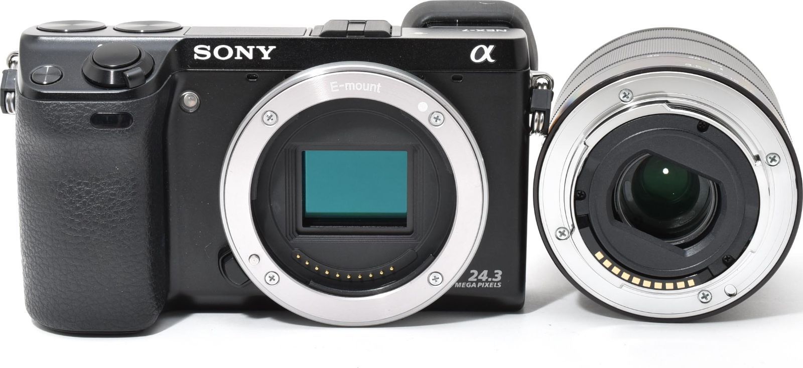 L11[7106F]26☆ほぼ未使用☆ ソニー SONY α NEX-7 ボディ 18-55mm