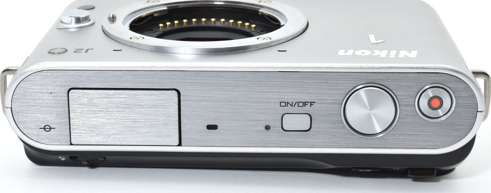  L 11 7105 A 10 ニコン Nikon 1 J 2 ボディ シルバー ショット数 293回 ミラーレス一眼 デジタルカメラ