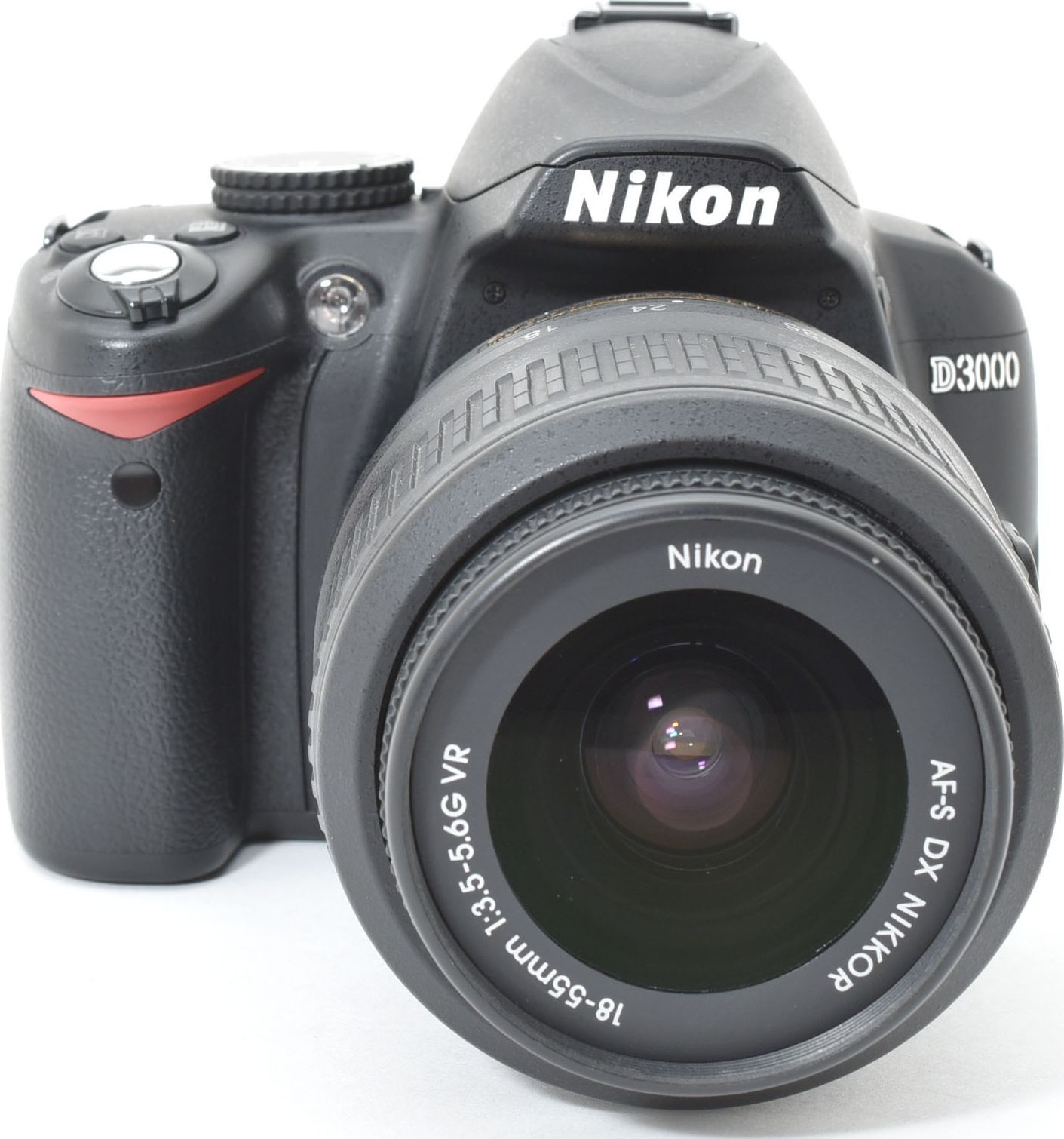L11[7163B]☆美品☆ ニコン Nikon D3000 ボディ 18-55mm レンズキット