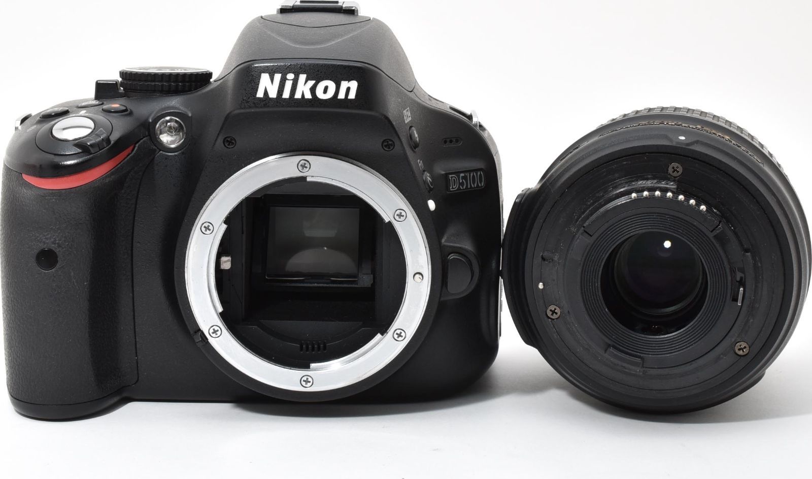 L11[7132B]45☆美品☆ ニコン Nikon D5100 ボディ 18-55mm レンズ