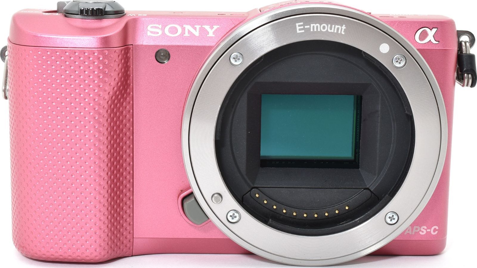 L11[7133]14 ソニー SONY α5000 ボディ ILCE-5000 ピンク 【ショット数