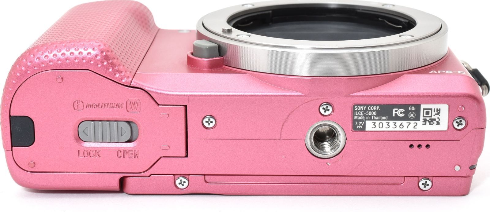 L11[7133]14 ソニー SONY α5000 ボディ ILCE-5000 ピンク 【ショット数