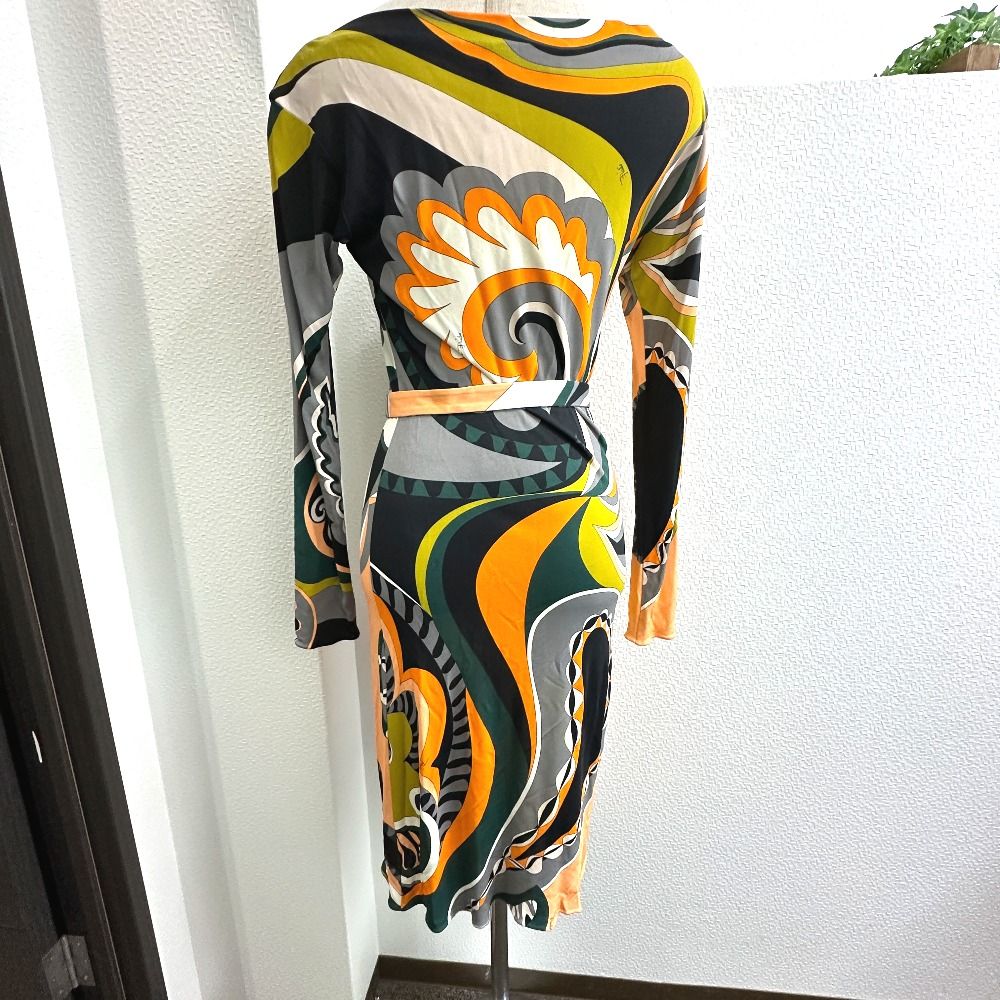 Emilio Pucci エミリオプッチ ワンピース 77JG52 ビスコース マルチ