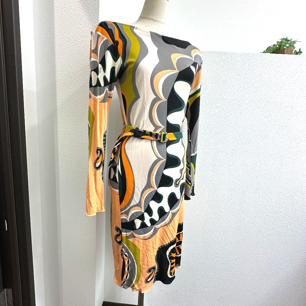 Emilio Pucci エミリオプッチ ワンピース 77JG52 ビスコース マルチ