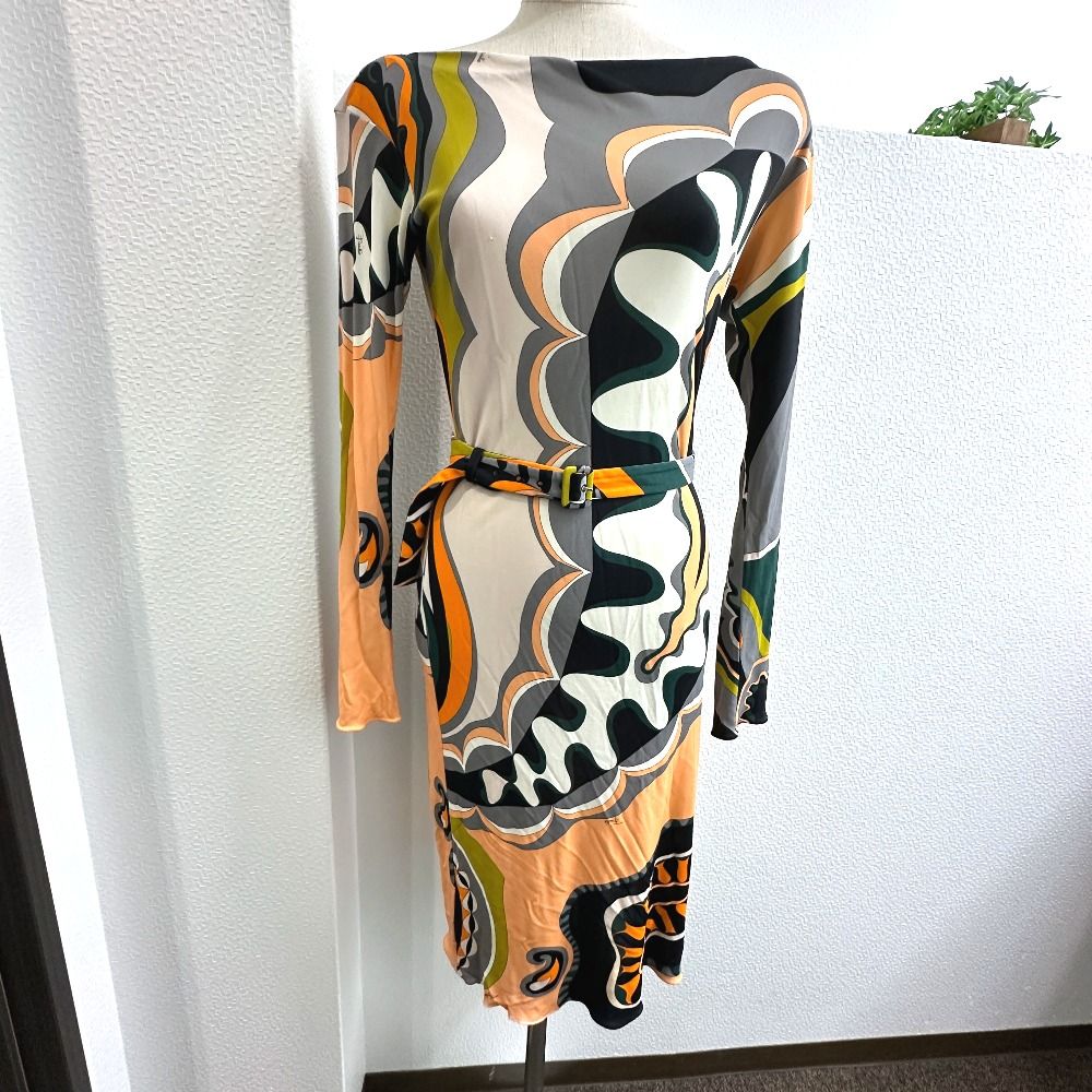 Emilio Pucci エミリオプッチ ワンピース 77JG52 ビスコース マルチ