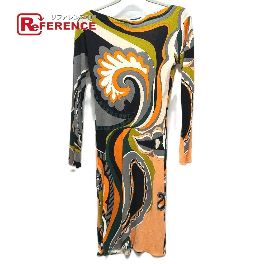Emilio Pucci エミリオプッチ ワンピース 77JG52 ビスコース マルチ