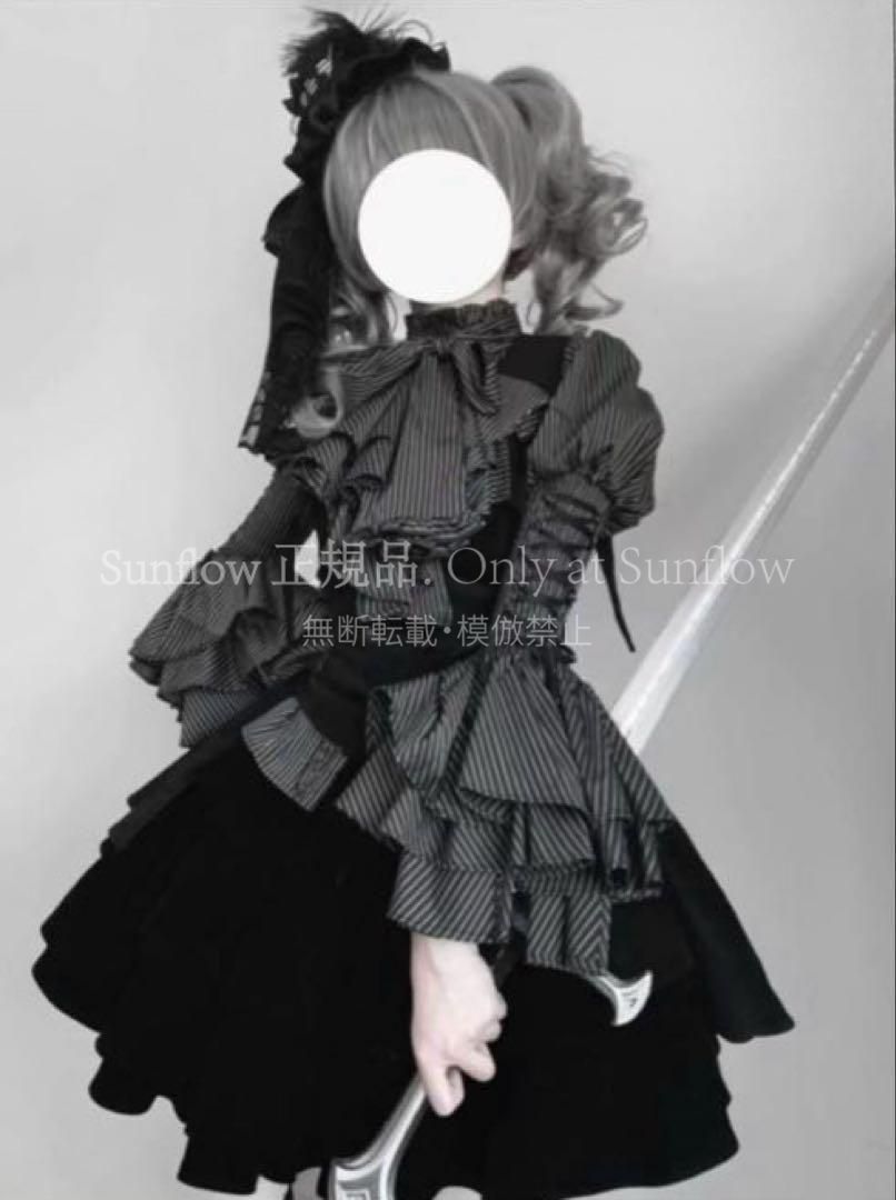 コスプレ ドレス ゴシックセットアップ 女子会もお出かけも完璧 撮影会 舞台 イベント