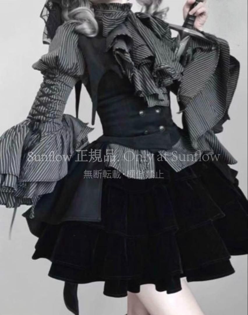 ♥ コスプレ ドレス ゴシックセットアップ~女子会もお出かけも完璧 撮影会 舞台 イベント