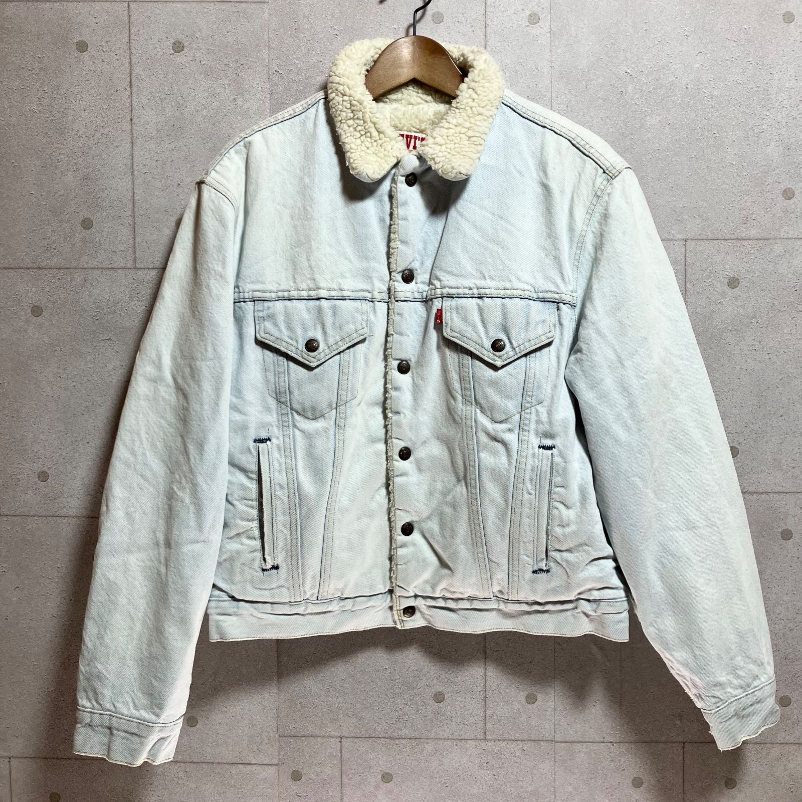 80's リーバイス USA製 裏ボア デニムジャケット Gジャン 公式 80's リーバイス USA製 裏ボア デニムジャケット Gジャン 公式