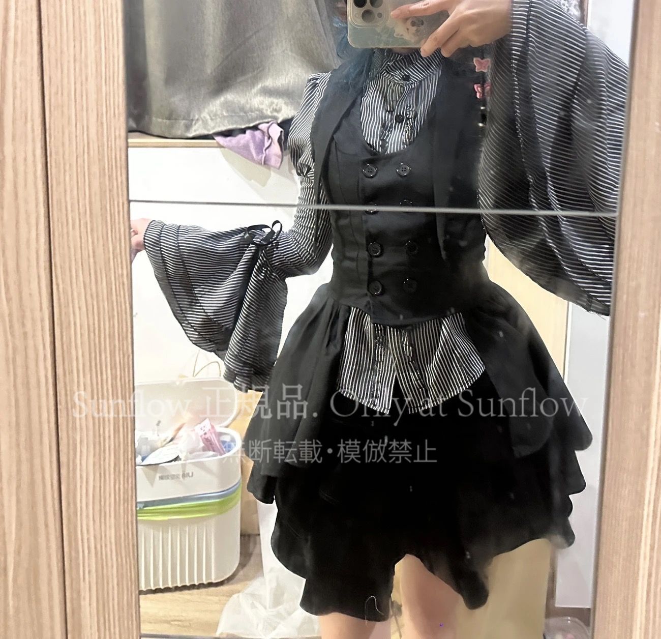  コスプレ ドレス ゴシックセットアップ 女子会もお出かけも完璧 撮影会 舞台 イベント ゴスロリ ロリータ コスプレ衣装