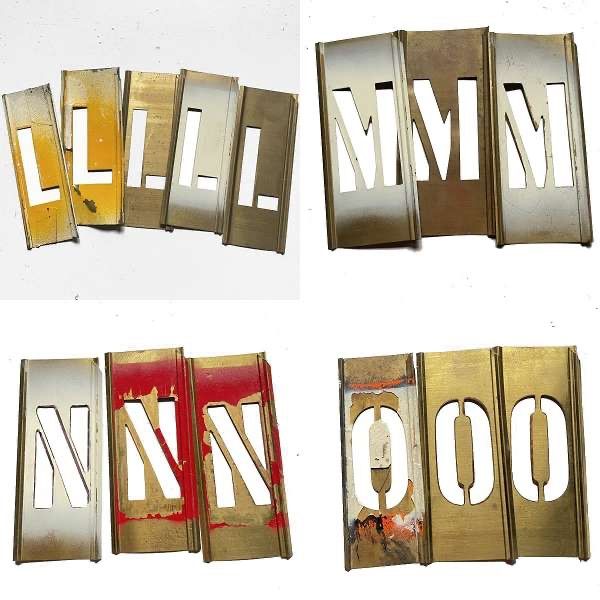 ビンテージ 英数字