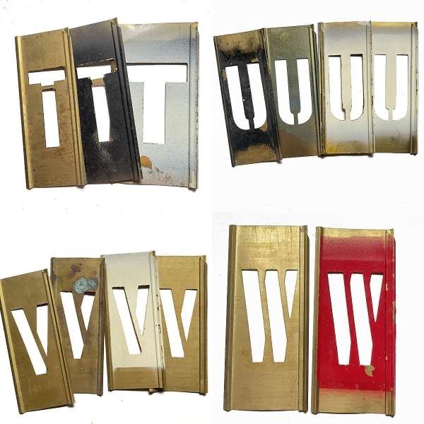 2インチ 真鍮製プレート