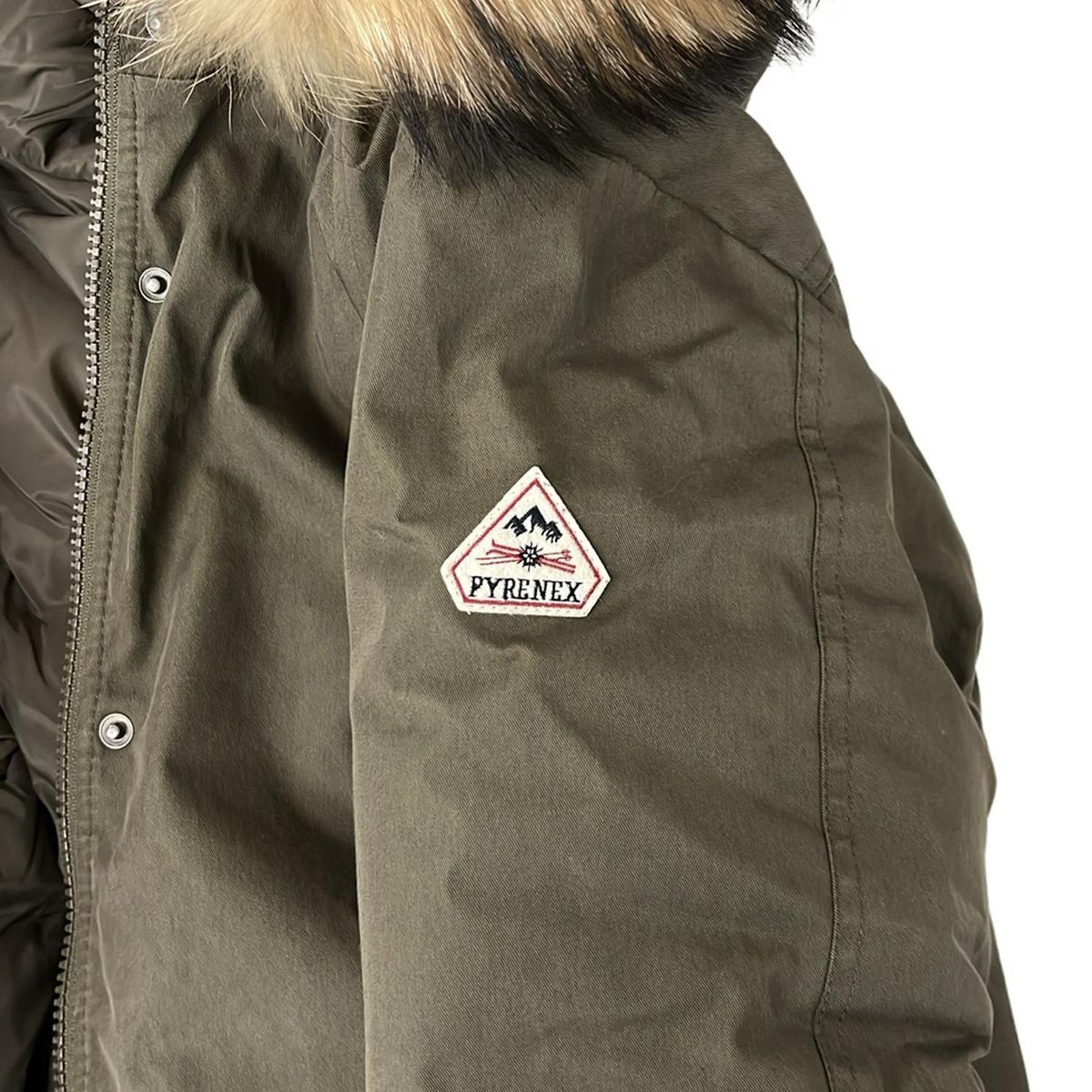 PYRENEX(ピレネックス) ダウンコート サイズ36 S レディース カーキ