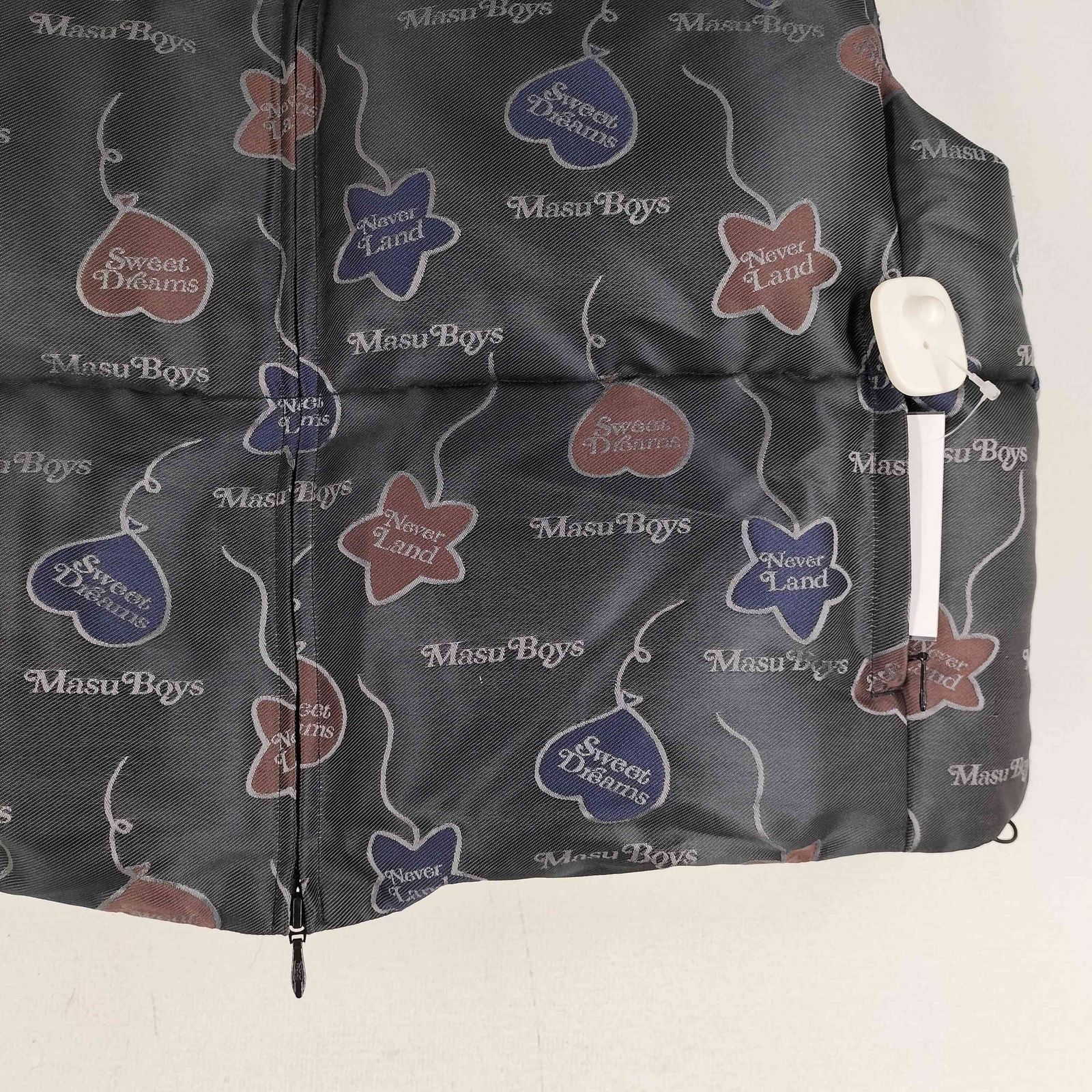 MASU 24AW DOWN VEST GRAPHIC BY VERDY
