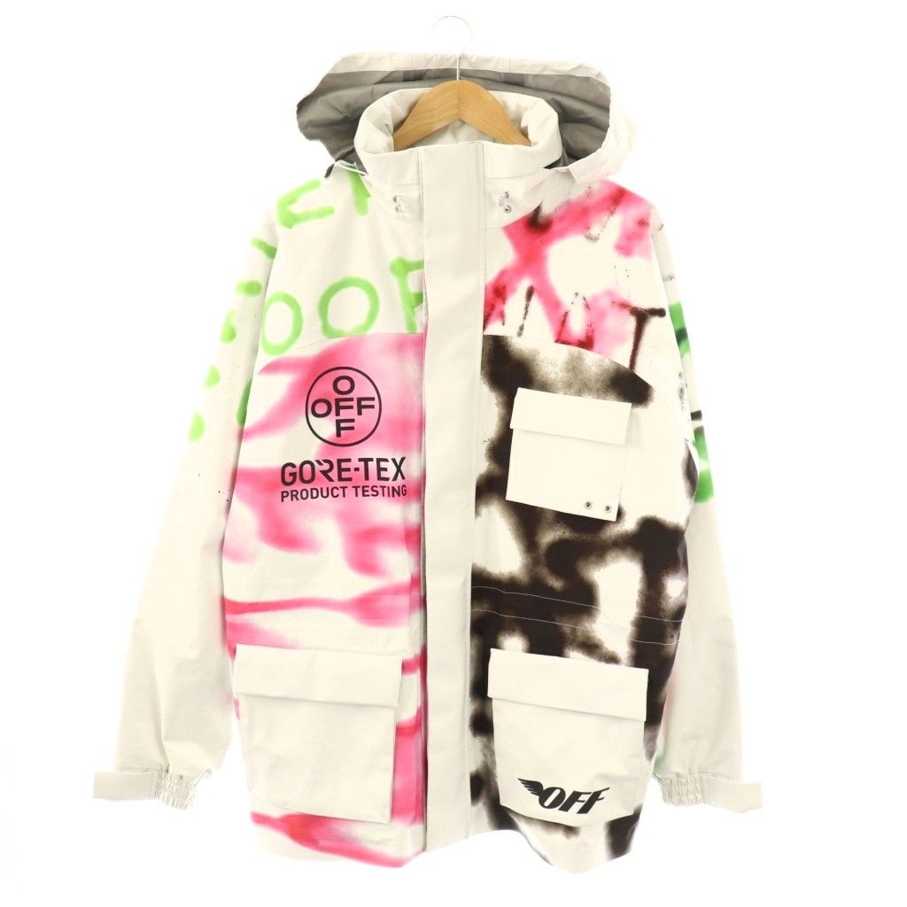 オフホワイト OFF WHITE ゴアテックス スキージャケット ジップアップ