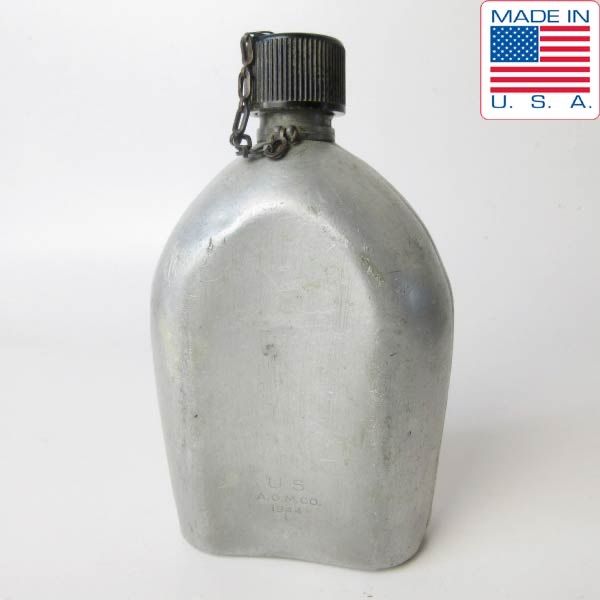 1944年製 実物 米軍 M 1910 アルミ キャンティーン A G CO 製 水筒 40 s WWII 第二次世界大戦 ビンテージ アメリカ製 D 128
