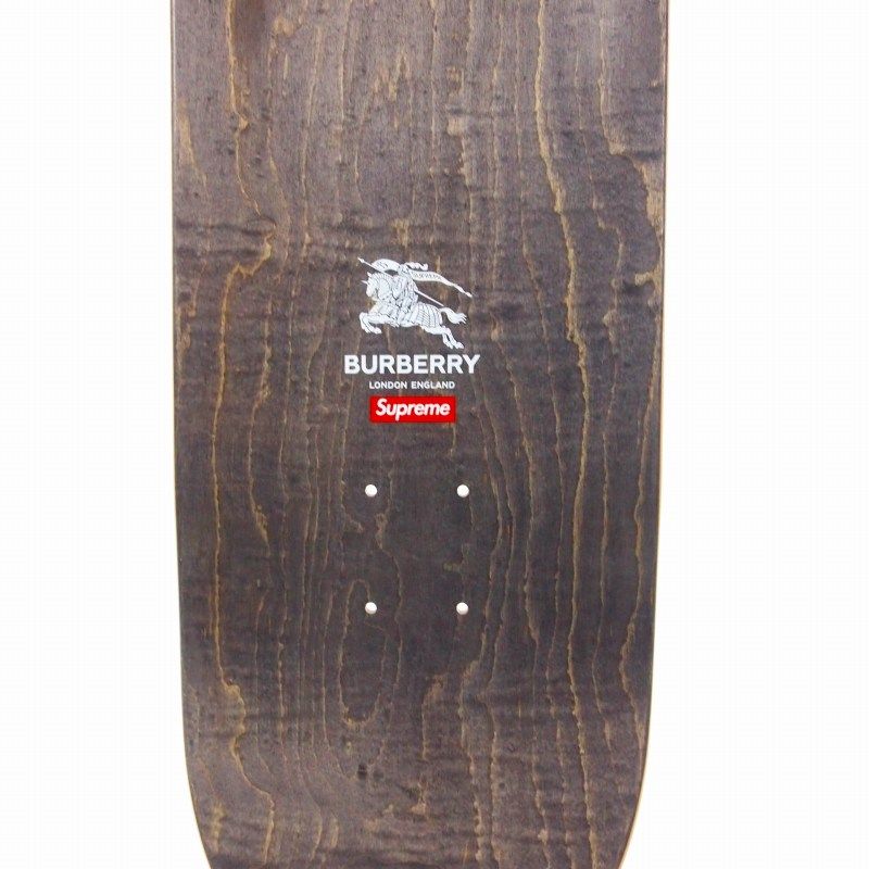  シュプリーム SUPREME × バーバリー 22 SS Skateboard Deck スケボー デッキ マルチ その他 小物