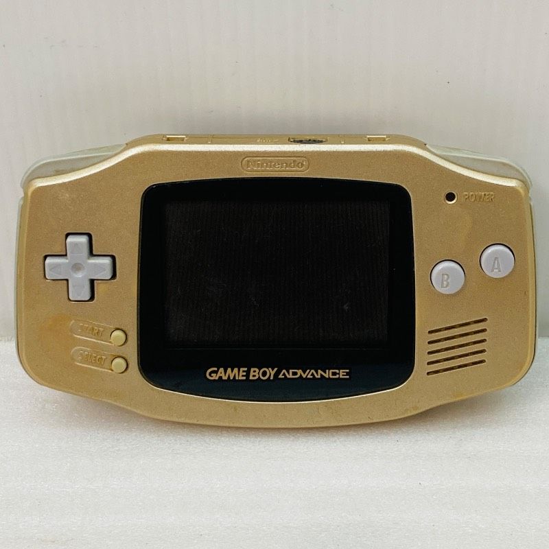 取説付き 任天堂 GBハード ゲームボーイ アドバンス 本体 ゴールド BR 20
