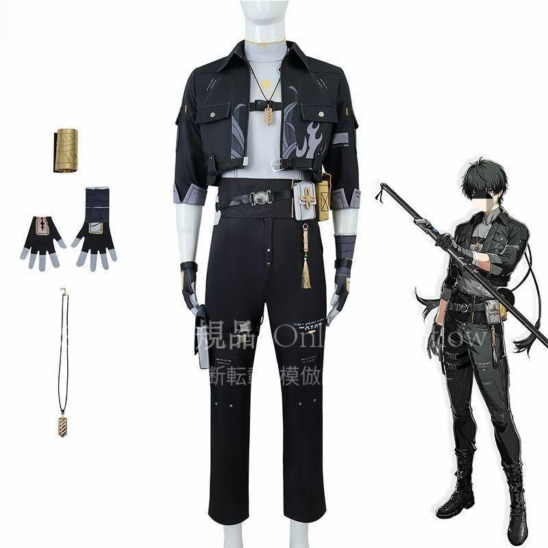 ♥ ヒョウハクシャ 漂泊者 男 コスプレ衣装 ヒロイン 主人公 Rover コスチューム 制服 大人 子供 cosplay イベント